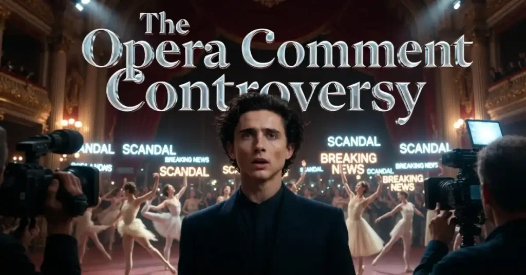 Timothée Chalamet Opera comment